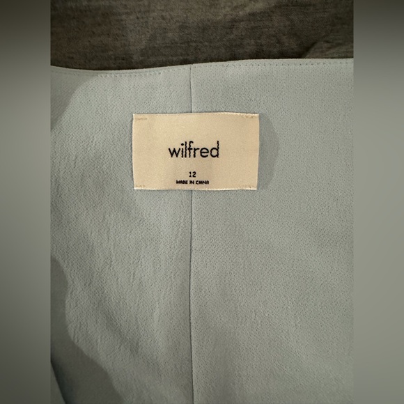 Aritzia Wilfred Sky Blue Vest size12 - Picture 2 of 2
